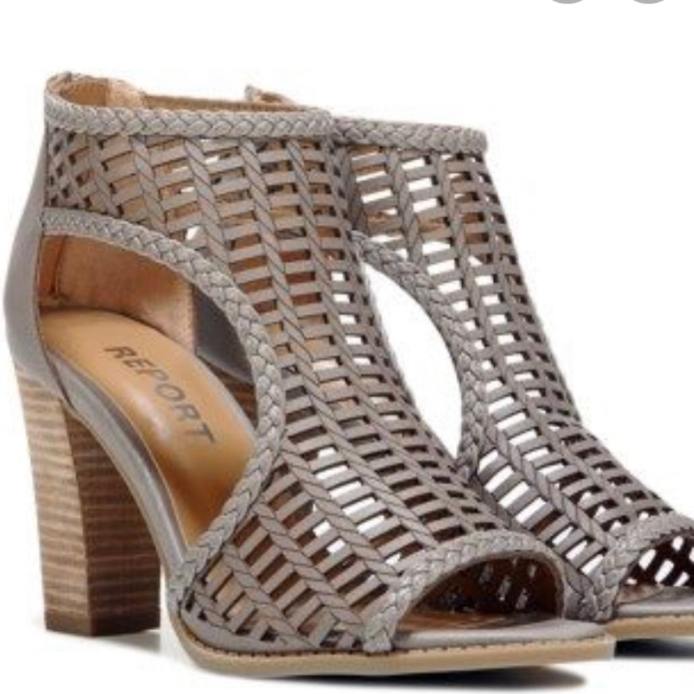 Report Ryan Heeled Sandals in Taupe